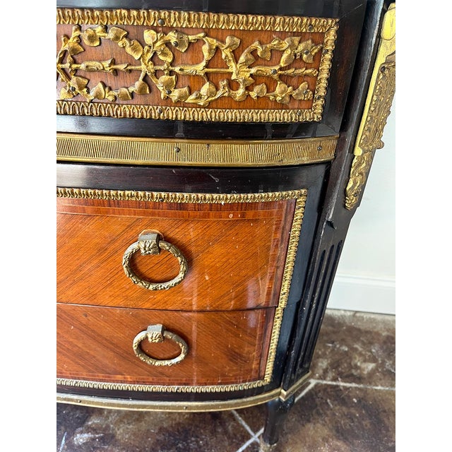 19th Century French Louis XVI-Style Marble Top Commode For Sale In New Orleans - Image 6 of 9