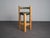 Postmodern Architectural Wood and Leather Bar Stools, Netherlands, 1990s, Set of 3 For Sale - Image 3 of 11
