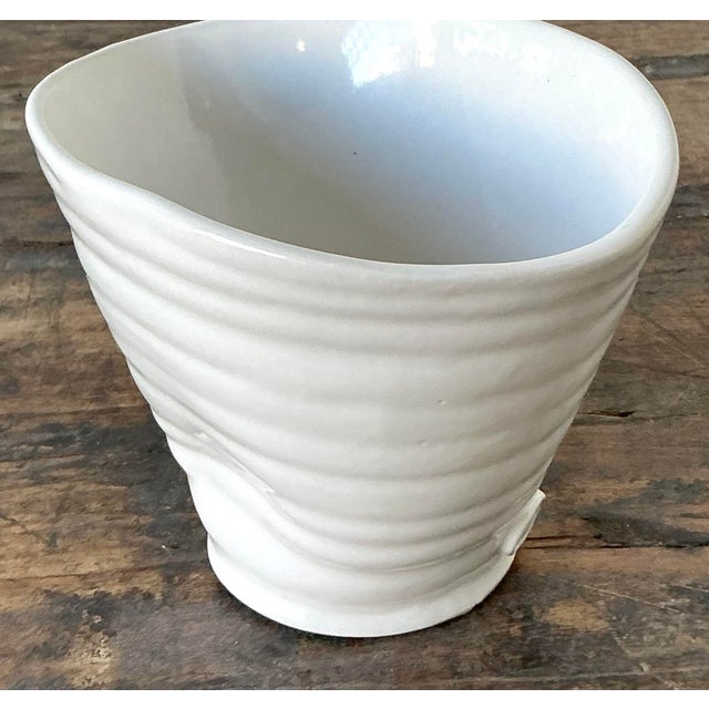 Vintage Boho Montes Doggett Studio Pottery Vase For Sale In West Palm - Image 6 of 10