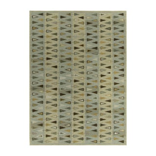 Swedish Geometric Rug by Celerie Kemble for Chairish, 10'x14' For Sale