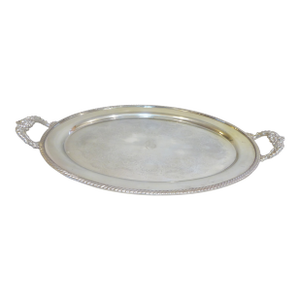 Vintage Large Silvered Tray