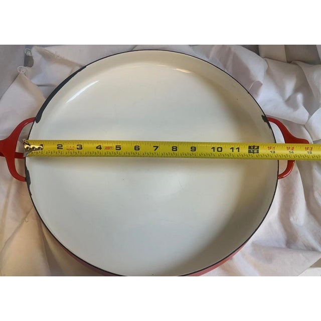 Dansk Denmark Ihq Kobenstyle 13" Enameled Paella Pan - Red For Sale - Image 6 of 6