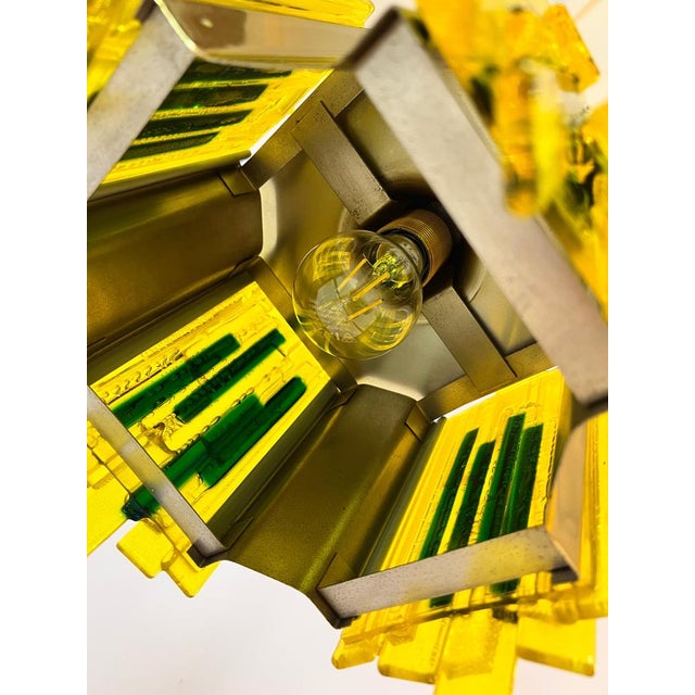 Plastic Hanging Lamp by Claus Bolby, 1960s For Sale - Image 7 of 11