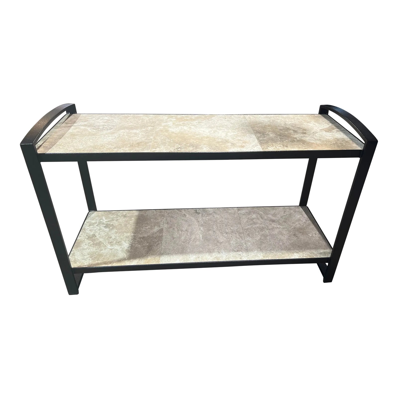 Restoration Hardware Outdoor Buffet Tile & Metal Chairish