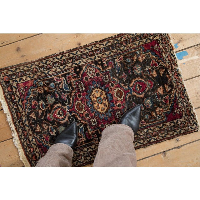 :: Center floral top view in pomegranate style atop a major medallion of interior filled blossoms. Adorned at either end...