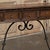 Mid Century Spanish Walnut Sofa Table ~ Console With Hand Forged Iron Stretcher For Sale In Dallas - Image 6 of 18