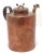 Metal Antique Primitive Hand Made Solid Copper Tea Kettle For Sale - Image 7 of 13