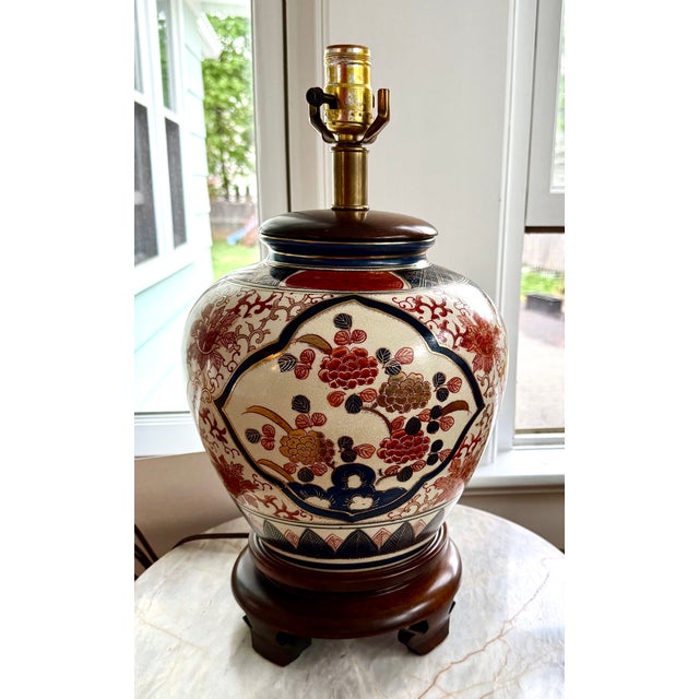 Frederick Cooper Frederick Cooper Imari Style Lamp For Sale - Image 4 of 11
