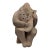 Early 20th Century Hand built Cubist Terracotta Musician Sculpture Monogrammed C For Sale