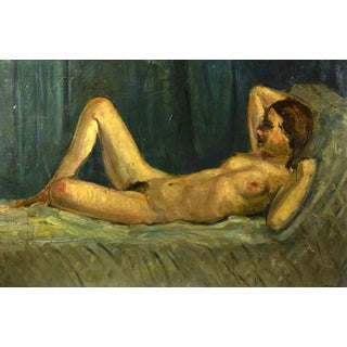 Antonio Feltrinelli, Nude, 1930s, Oil on Canvas, Framed For Sale