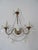 Baroque 1900 French White Opaline Murano Drops Micro Beaded Crystal Sconces 3 Lights For Sale - Image 3 of 12