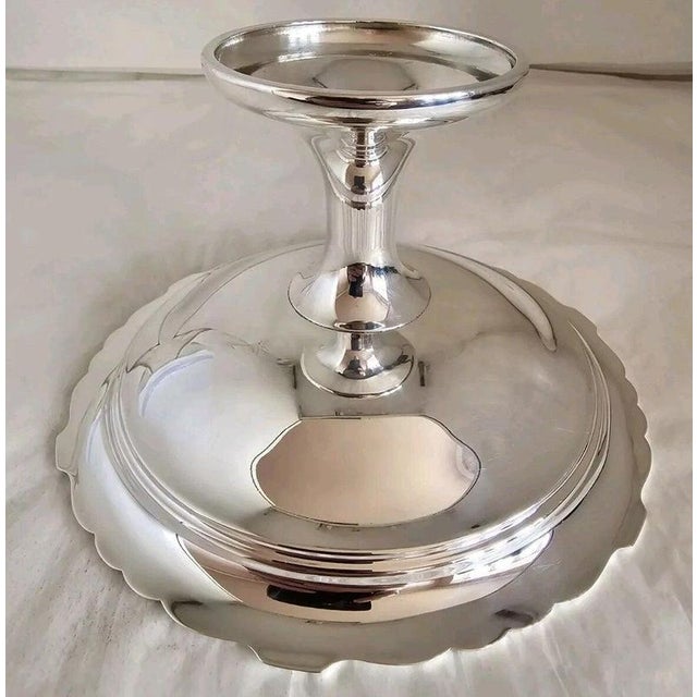 Sterling Silver Pedestal Tazza Bon Bon Dish by William Aitken, Birmingham, 1904 For Sale - Image 11 of 18