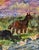 David Burliuk (1882-1967) Farm Scene at Twilight -Oil Painting For Sale In Los Angeles - Image 6 of 11