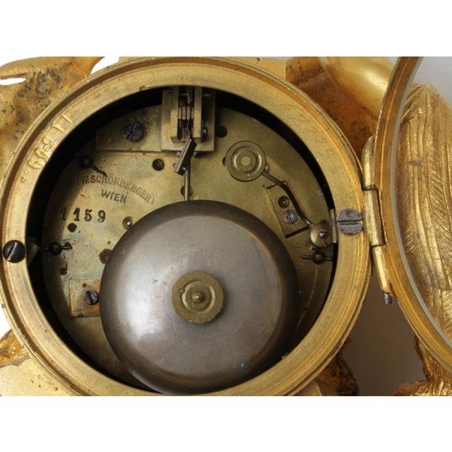 Late 19th Century An Austrian Ormolu Mantel Clock, W. Schonberger, Vienna, Mid- To Late 19th Century For Sale - Image 5 of 5