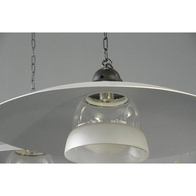 1930s Mithras Glass Pendant Light by August Walter & Sohne, 1930s For Sale - Image 5 of 9