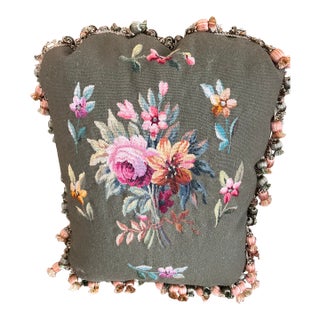 A Sublime Pillow With Aubusson Tapestry For Sale