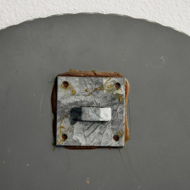 Vintage Round Wall Mirror, 1970s For Sale - Image 6 of 8