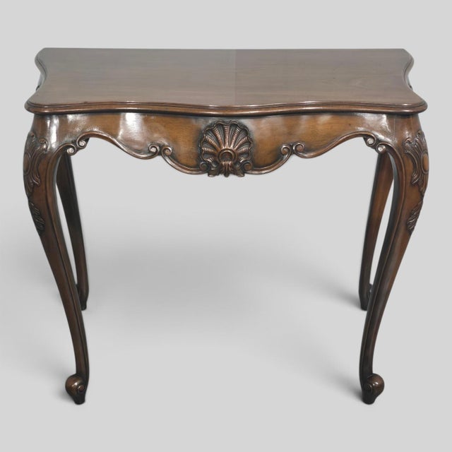 Mahogany Console Hall Table, 1900 For Sale - Image 13 of 13