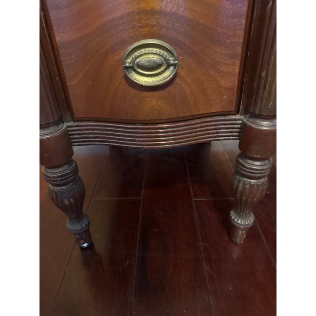 Hepplewhite Early 20th Century Finch Fine Furniture Company Hepplewhite Neo-Classical English/Colonial Revival Solid Mahogany Desk For Sale - Image 3 of 15