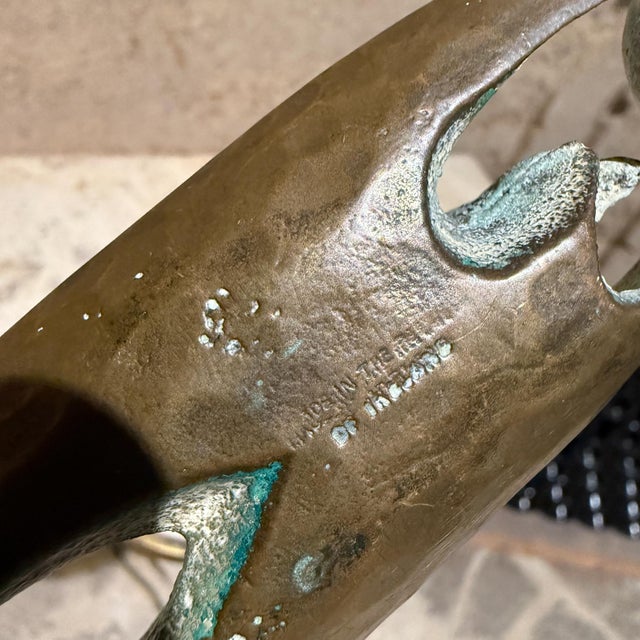 Bronze 1970s Republic Ireland Modernist Bronze Madonna & Child Sculpture For Sale - Image 8 of 8