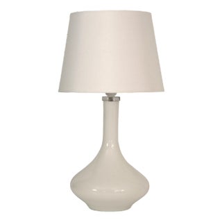 Large Art Glass Table Lamp by Johansfors, Sweden, 1960s For Sale