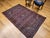 1900 - 1909 Vintage Persian Kashan Rug, Hand-Knotted Wool & Cotton, Floral Pattern, Red & Navy, 4x6 For Sale - Image 5 of 18