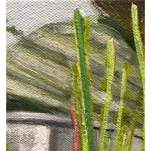 “At the Farm" Impressionist Still Life of Shallots and Fruit by Mill Valley Artist Mary Anne McKernie For Sale In San Francisco - Image 6 of 9