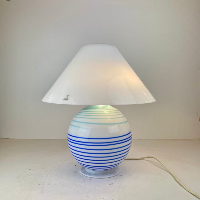 Coastal Murano Table Lamp by Antonangeli for Antonangeli Illuminazioni, Italy, 1980s For Sale - Image 12 of 12
