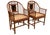 Brighton Pavilion Faux Bamboo Chairs, Set of 2 For Sale - Image 5 of 14