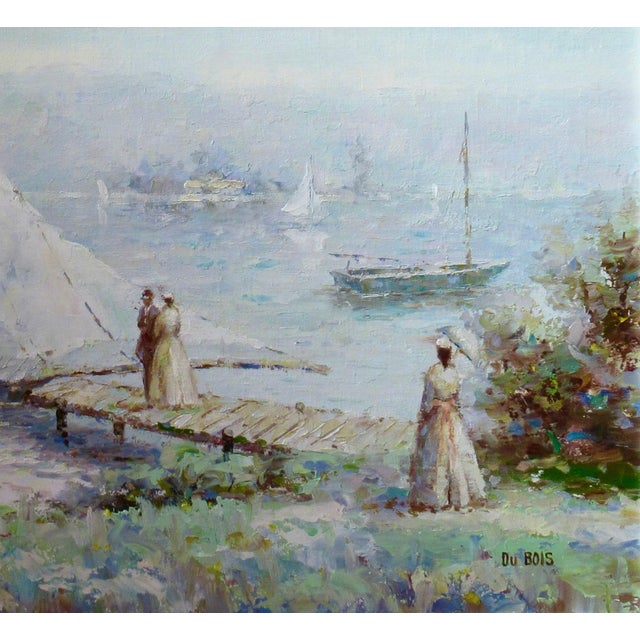 Pierre Du Bois Sailing C. 2000 Painting For Sale - Image 4 of 7