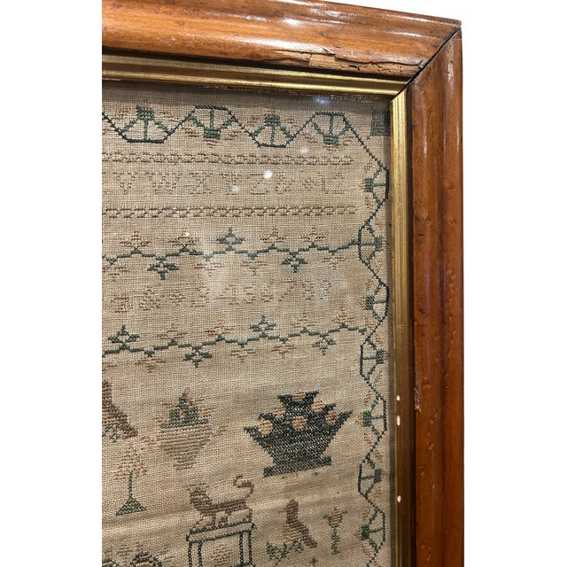 Dater 1842 Sampler For Sale - Image 4 of 8