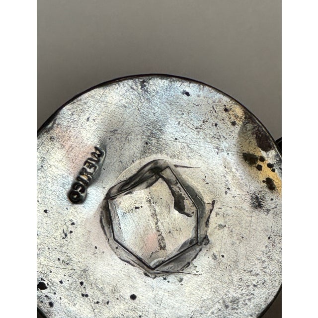 Mid 20th Century Vintage Mexican Tin Metal Candelabra For Sale - Image 5 of 5