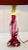 Red Twisted Crystal Glass Table Lamp from Val Saint Lambert For Sale - Image 8 of 11