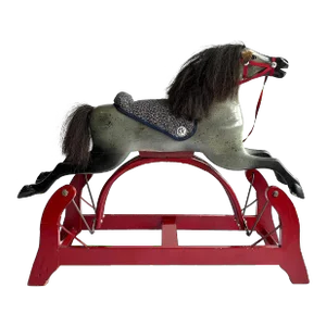 Antique Whitney Reed Rocking Glider Horse