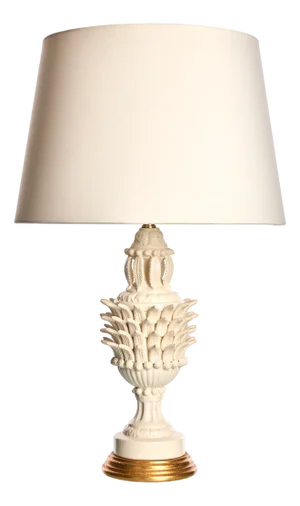 White Ceramic Table Lamp by Bondia for Nordiska Kompaniet, Spain