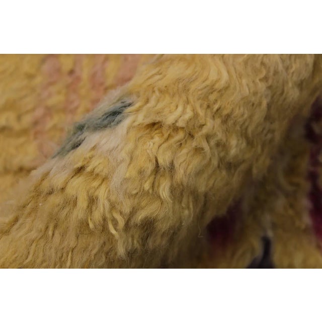 Textile 1990s 1990s Vintage Moroccan Lt. Gold Wool Rug - 5′1″ × 7′6″ For Sale - Image 7 of 9
