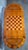 A louis-philippe style drop-leaf games table in fruitwood (cherry), featuring a central top decorated with a two-tone...