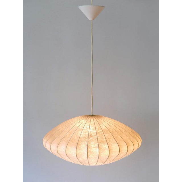 Mid-Century Modern Cocoon Pendant Lamp or Hanging Light from Goldkant, 1960s For Sale - Image 12 of 18