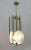 Metal Mid-Century Modern Italian Brass and Crystal Pendant from Galotti & Radice, 1970 For Sale - Image 7 of 8