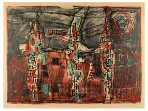 Guillaume Corneille, Piège, Original Lithograph,1956