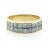 18k Yellow gold Quadra ring with 18 invisibly set princess cut diamonds weighinh 1.53. Numbered #16694, 6.01g Size 5.5