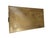 1970s Brass-Clad Riveted Campaign Trunk Coffee Table / 2-Drawer Chest For Sale - Image 10 of 11