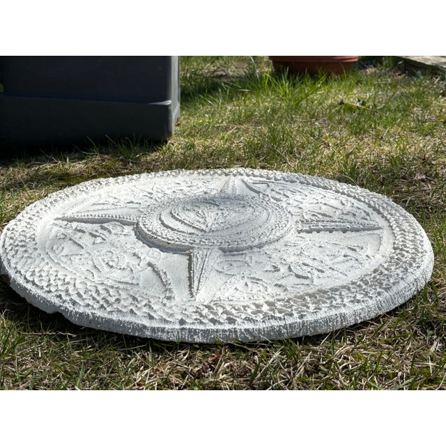 Vintage Celtic Cement Sculpted Bas Relief Wall Hanging, Weathered, Pitted, 1950s For Sale In New York - Image 6 of 12