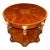 Maitland Smith Flame Mahogany Inlaid Lion Carved Center Table For Sale