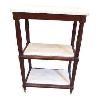 19th Century French Etagere End Table For Sale
