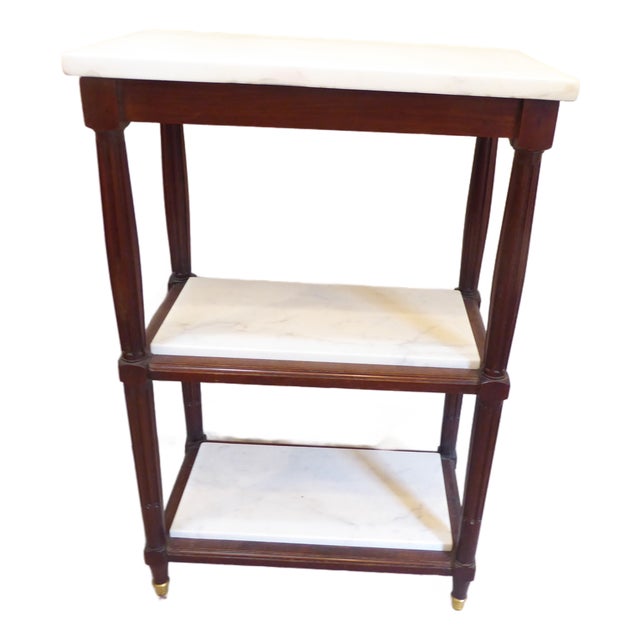 19th Century French Etagere End Table For Sale