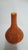 Modern-styled, orange ceramic vase made in the 1970s. It can be a perfect piece in a modern or a vintage interior....
