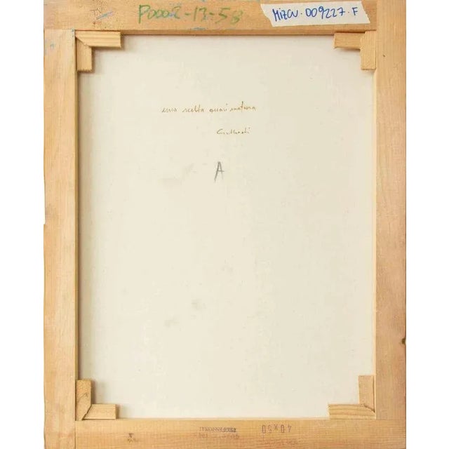 Alberto Gallerati, An Almost Mature Choice, Oil on Canvas, 1970s For Sale - Image 4 of 5