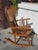 1890s Antique Oak Victorian Rocking Chair Larger Seat For Sale - Image 12 of 12