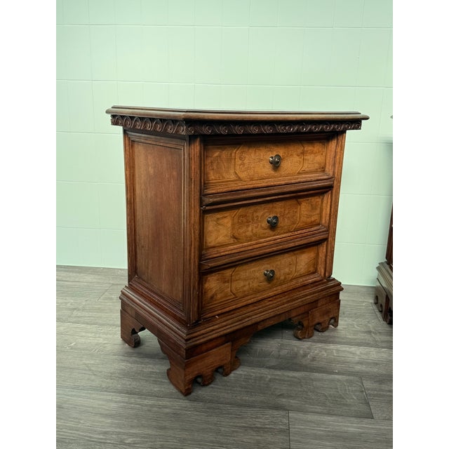 Vintage Italian Nightstands, 1940s, Set of 2 For Sale - Image 10 of 16